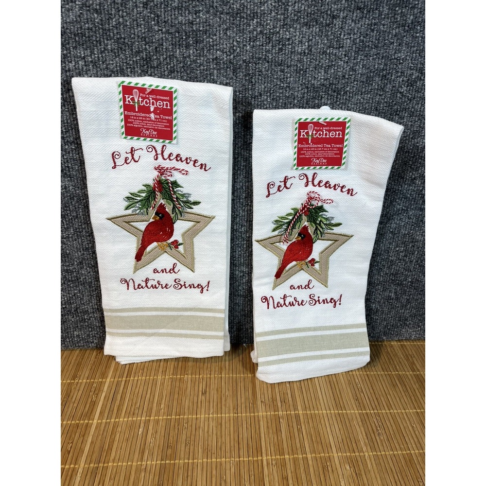 2-KAY DEE DESIGNS Let Heaven and Nature Sing~Dual‎ Purpose Terry Towels~16"x26″